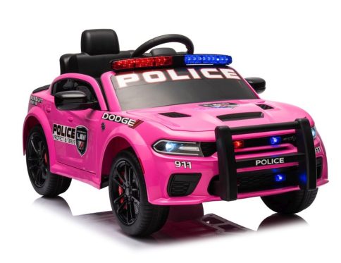 ND24_20013 Auto Na Akumulator Dodge Charger Policyjny Różowy 5905991022251