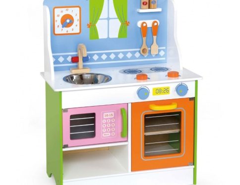 Viga Toys Kuchnia Drewniana Angel Z Akcesoriami