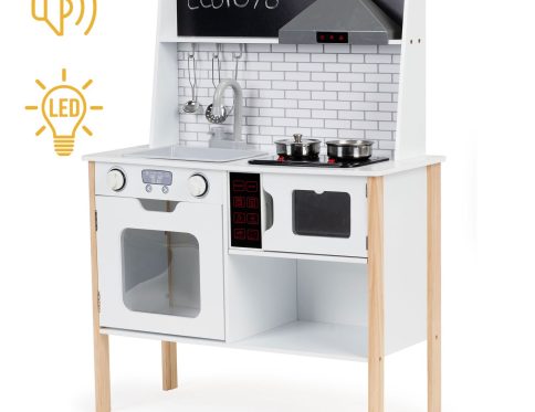 Drewniana kuchnia dla dzieci + dźwięki światełka ECOTOYS