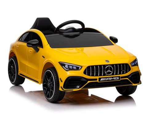 ND24_19785 Auto Na Akumulator Mercedes CLA 45s AMG Żółty 4×4 5905991011590